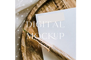 Wedding Return Address Label Mockup, a Mockup by Kelligraphy Co. (Thumbnail 1 of 2)