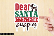 Christmas Dog Sticker Bundle, a Graphic by crative8112 (Thumbnail 9 of 12)