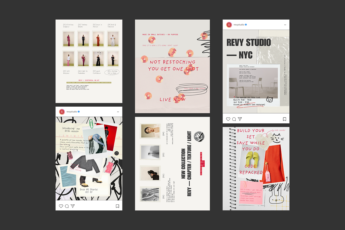 REVY 02 Social Media Kit, a Social Media Template by rainbojelia (Photo 1 of 17)