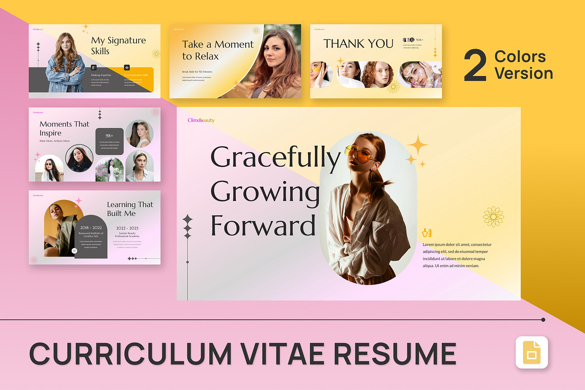 Curriculum Vitae Resume Slides, a Presentation Template by Antstheme (Photo 1 of 4)