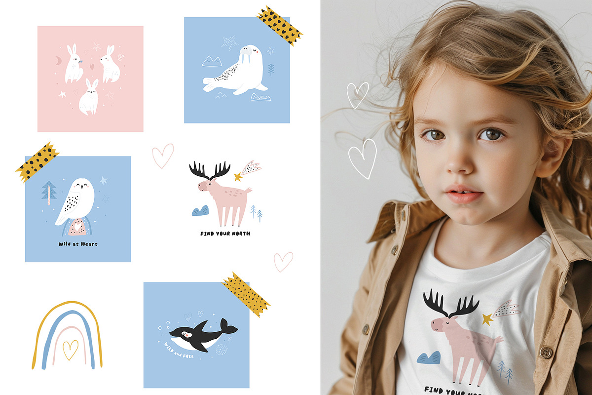 Nordic Animal Illustration, Patterns, an Animal Illustration by danceyourlife (Photo 5 of 9)