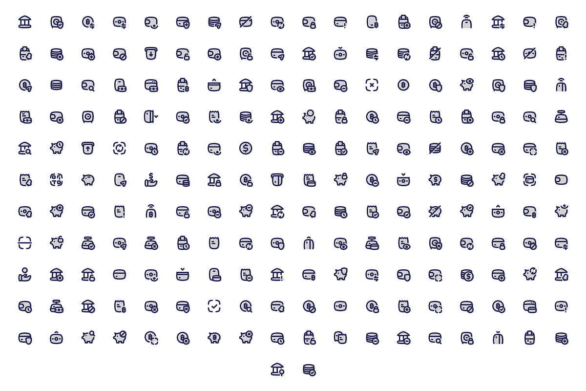 5 Style Set of 1000 Finance Icons, a Duotone Icon by Directico Design Kit (Photo 5 of 8)