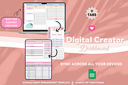 Creator Dashboard Spreadsheet, a Stationery Template by bellaROSEworkshop (Thumbnail 4 of 6)