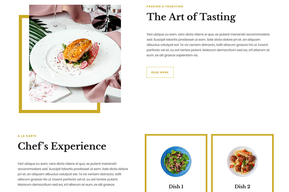 Ravier Restaurant Food Bar Theme, a WordPress Template by MatchThemes (Photo 3 of 4)