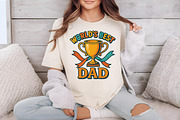 World's Best Dad Sublimation PNG, an Illustration by DreamCafeArt (Thumbnail 5 of 7)