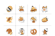 Biscuits Doodle Set, a Duotone Icon by Vectors Market (Thumbnail 8 of 12)