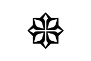 Flower and Arrows Logo, a Branding & Logo Template by Buqancreative (Thumbnail 1 of 4)