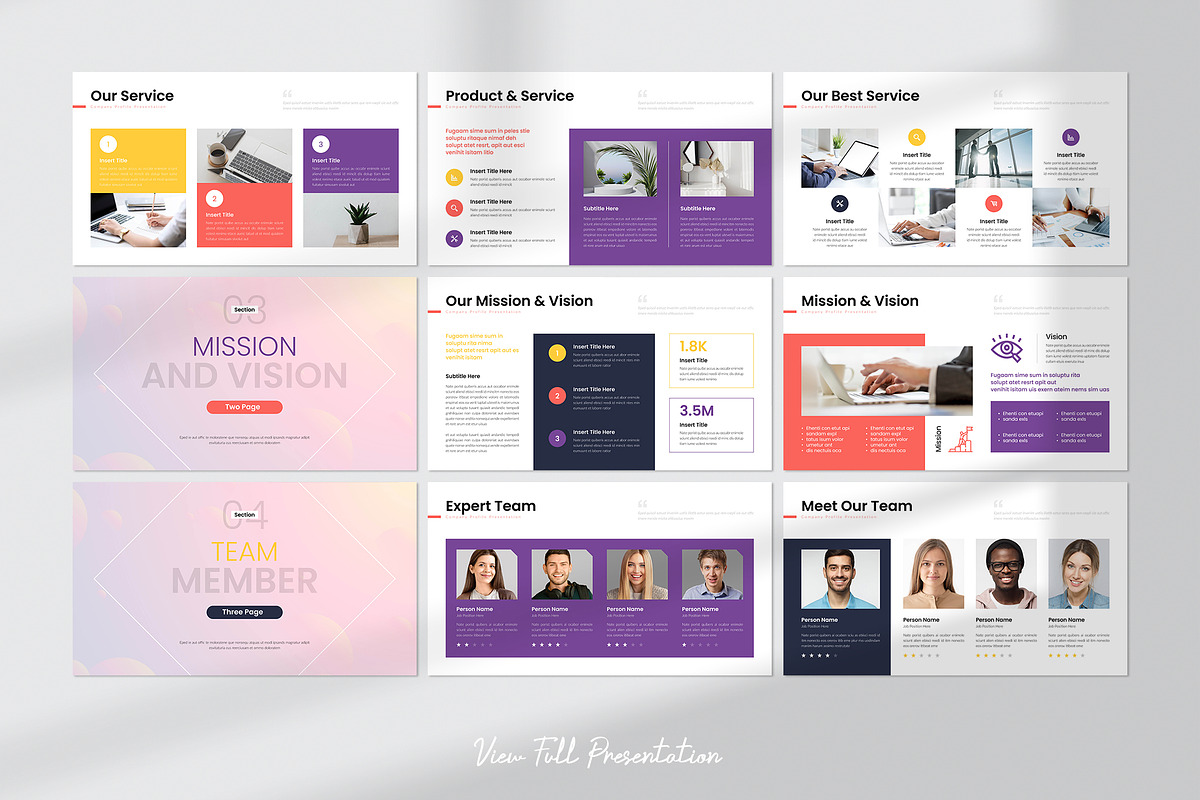 Company Profile PowerPoint Template, a Presentation Template by StyleArt (Photo 6 of 10)