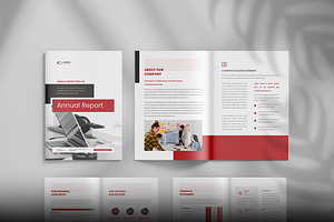Annual report brochure template, a Brochure Template by Tanmoy Topu