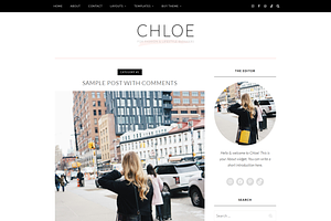 Feminine WordPress Theme | Chloe