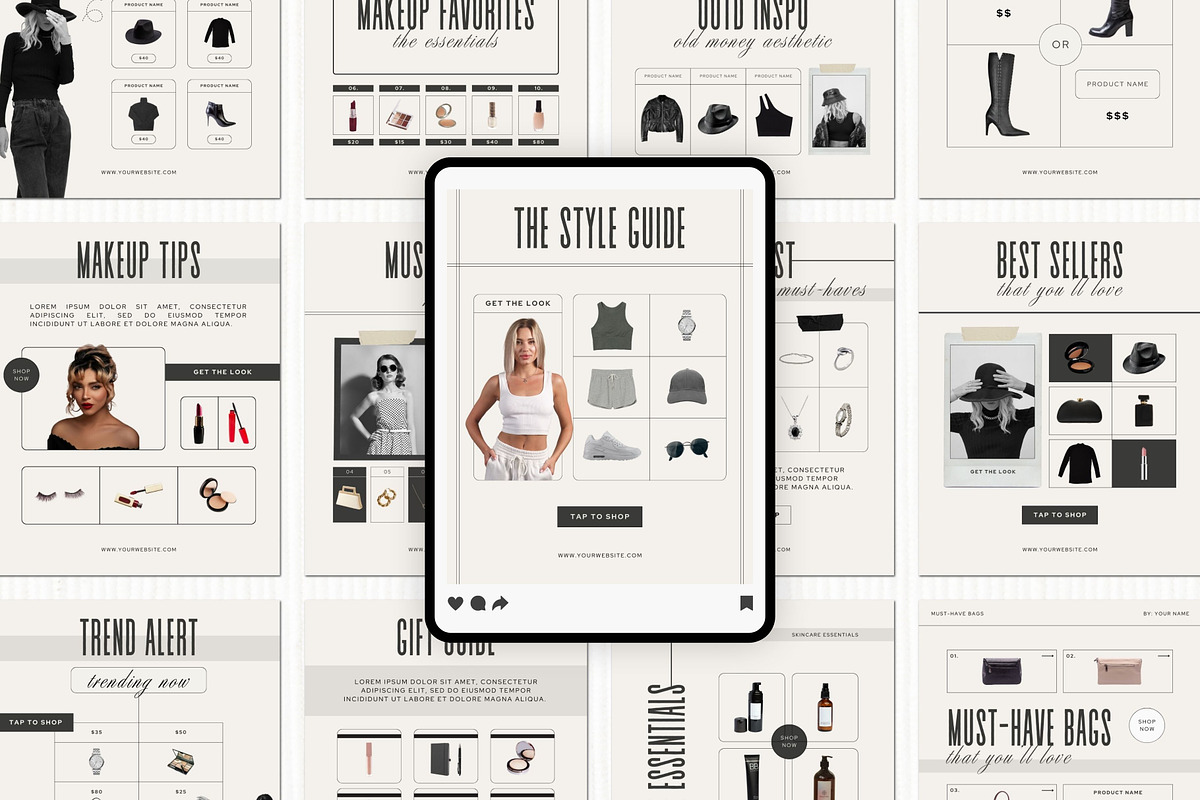 Fashion Blogger LTK Template, a Social Media Template by Deb Creative Studio (Photo 1 of 10)