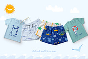 Little Sea. Patterns, Cards, ABC, an Illustration by NiKO (Thumbnail 5 of 9)