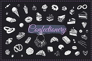 Bakery icons and calligraphy, a Food Illustration by Margo Miller (Thumbnail 10 of 30)