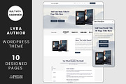 Author Website Template WordPress, a WordPress Template by StartBuildLaunch (Thumbnail 1 of 6)