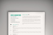 Midnight/Midday CV's, a Resume Template by Valeur Design (Thumbnail 1 of 6)