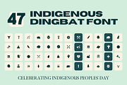 Indigenous Dingbats Font, a Symbol Font by Creativetacos (Thumbnail 1 of 3)