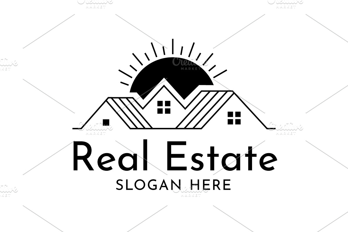 Real Estate Logo, a Technology Illustration by Kaushal Jangid (Photo 6 of 9)