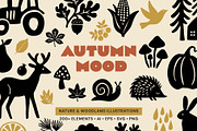 Autumn Nature & Botanical Clipart, a Decorative Illustration by NatalieArtShop (Thumbnail 1 of 16)