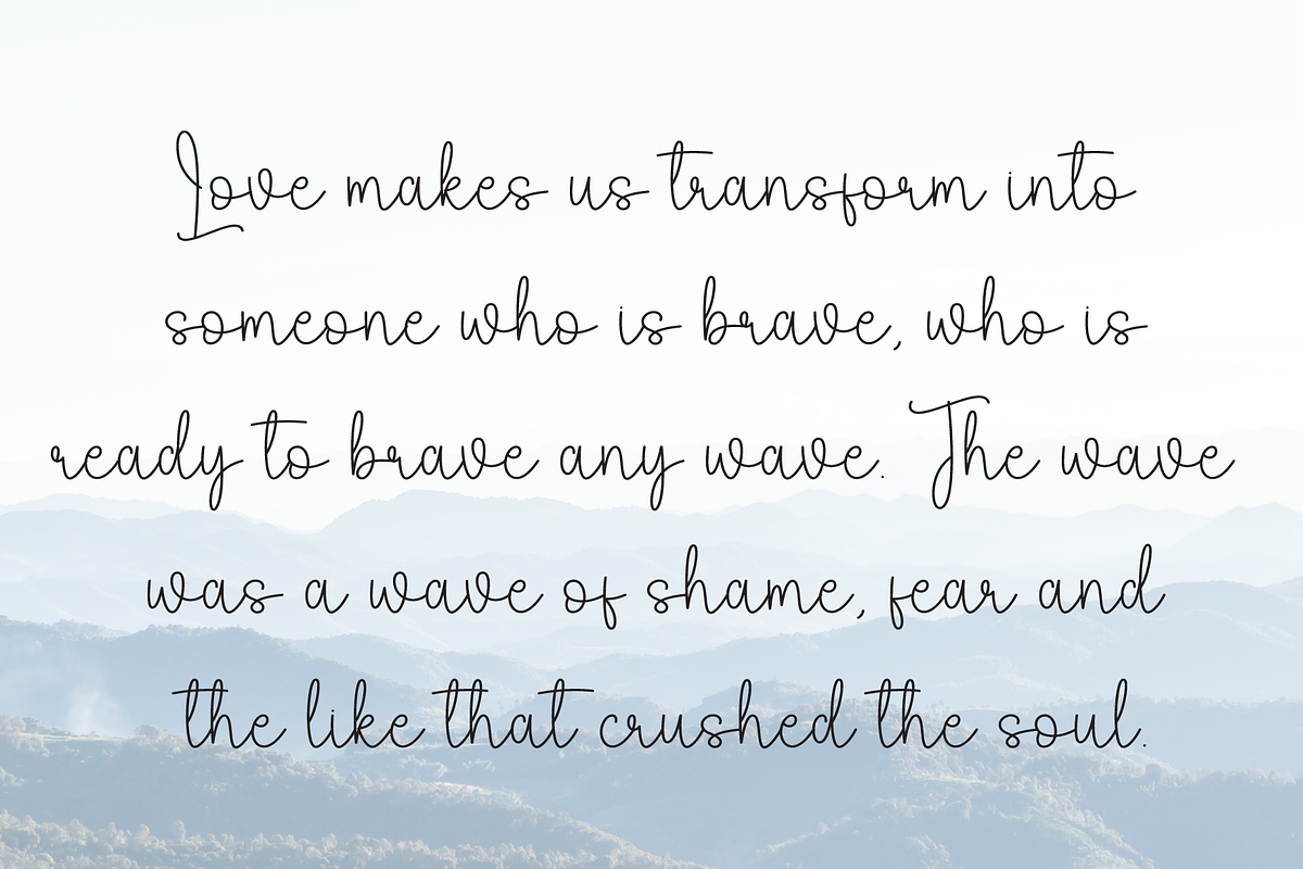 Winter Signature | Script Font, a Handwritten Font by Scratchones (Photo 6 of 9)