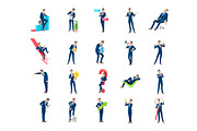 Businessman – Set of 50 Poses, a Person Illustration by 3DMask (Thumbnail 4 of 6)