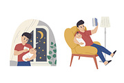 Father and son together set, a Person Illustration by Good Studio (Thumbnail 2 of 6)
