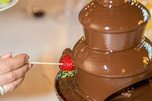 Vibrant chocolate fountain, a Food & Drink Photo by KYNA STUDIO