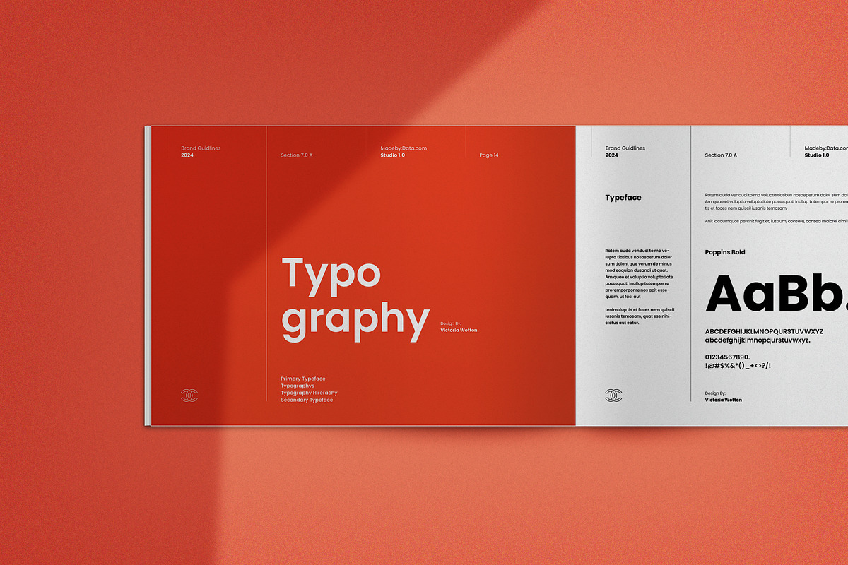 Brand Guideline Templates - CANVA, a Templates & Theme by creathrivestudio (Photo 8 of 13)