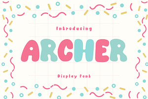 Archer Is Retro Groovy Display Font