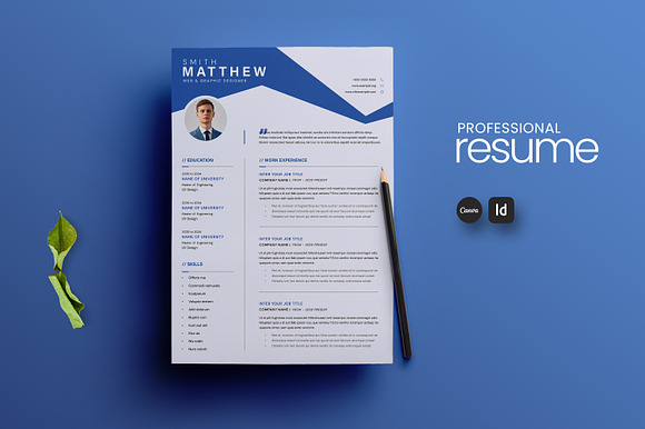 Resume & Cover Letter Template preview 5