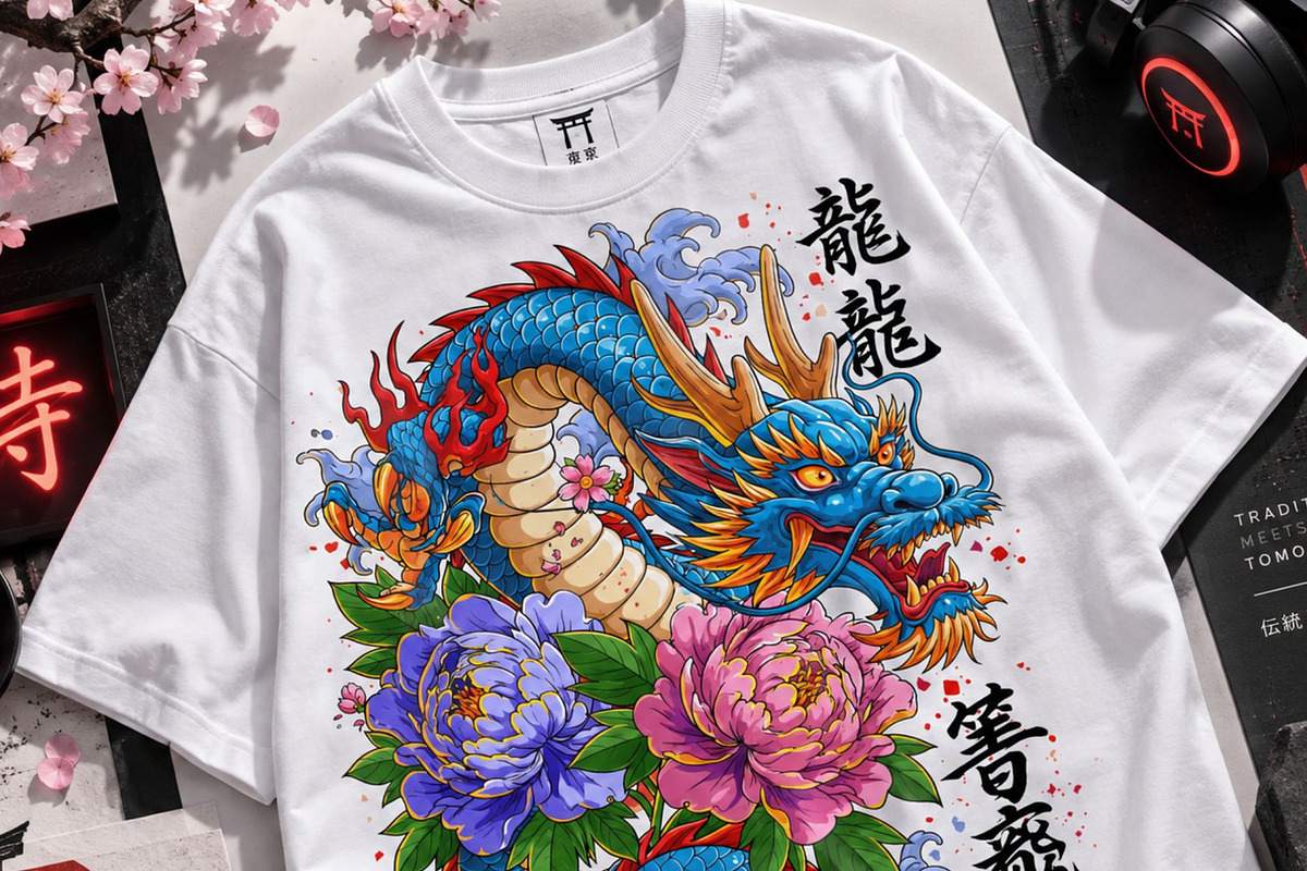 500+ Japanese Streetwear Sublimation, a Decorative Illustration by Selenique Studio (Photo 8 of 15)