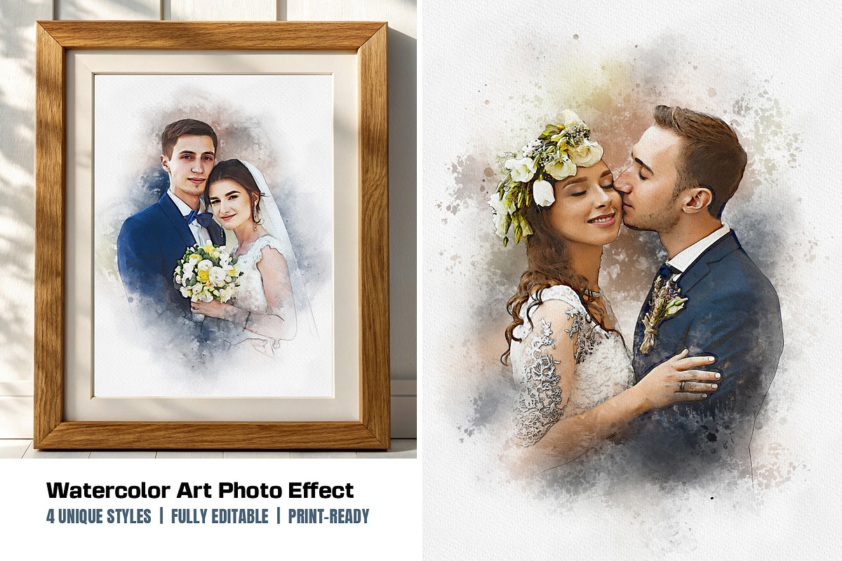 Creative Watercolor Art Effect, an Action Add-On by MRI STUDIO (Photo 1 of 21)