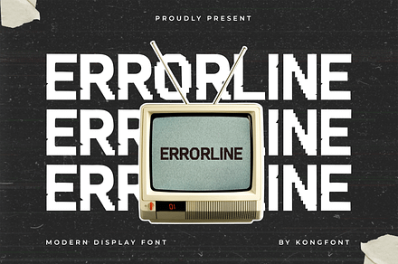 Errorline – Modern Display Font