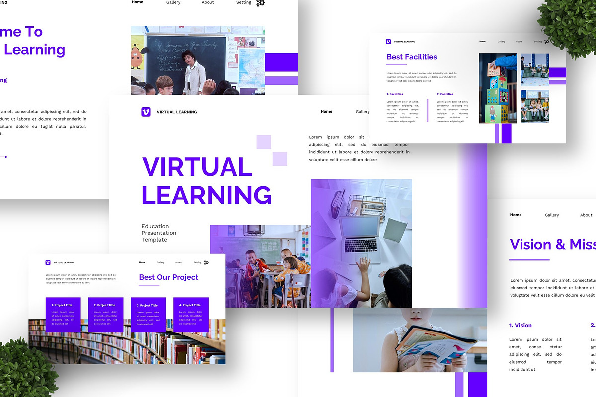 Virtual Learning - Education PPT preview 4