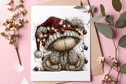 Cute Animals Christmas Clipart, a Transportation Illustration by SinaCreation (Thumbnail 6 of 9)
