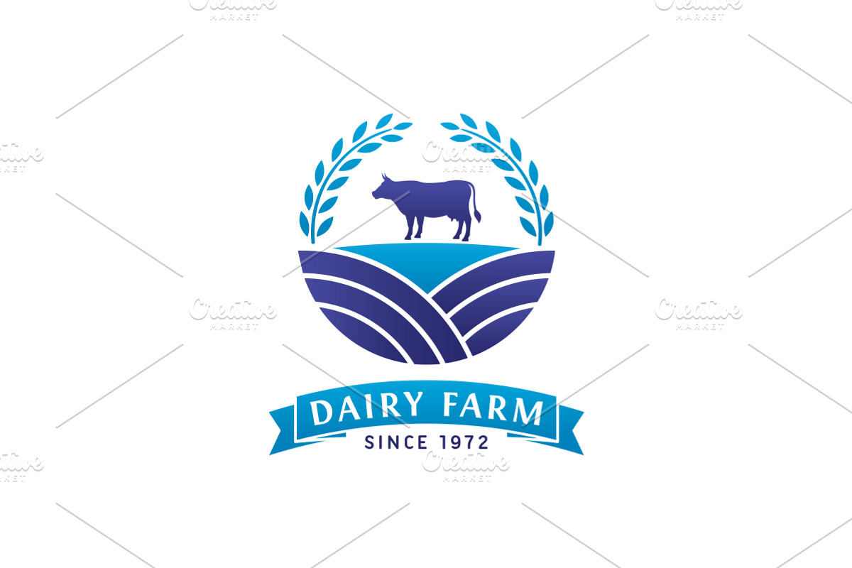 Dairy Farm Logo, a Branding & Logo Template by Martin-Jamez (Photo 1 of 4)