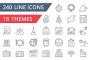 Line Icons Collection, an Outline Icon by PixMarket (Thumbnail 1 of 4)