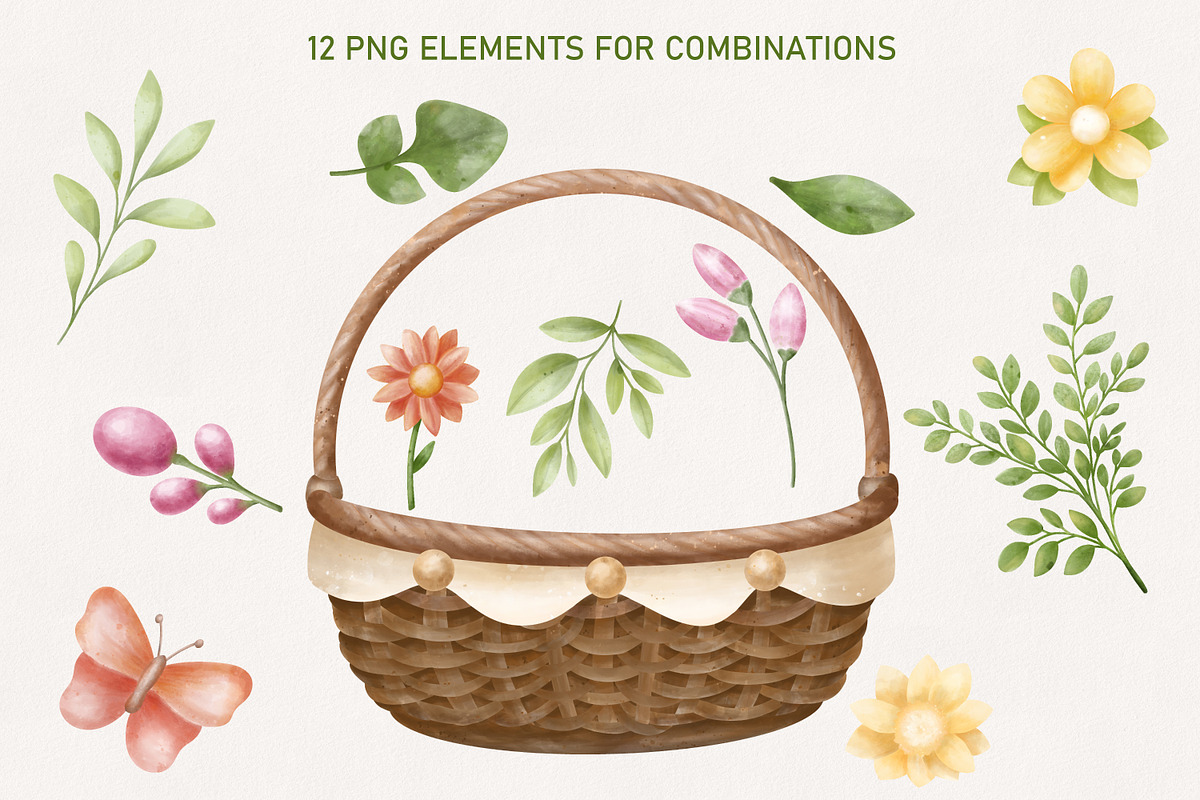 Easter Colorful Time- Spring Holiday, a Seasonal Illustration by Vaniuta_Art (Photo 6 of 9)