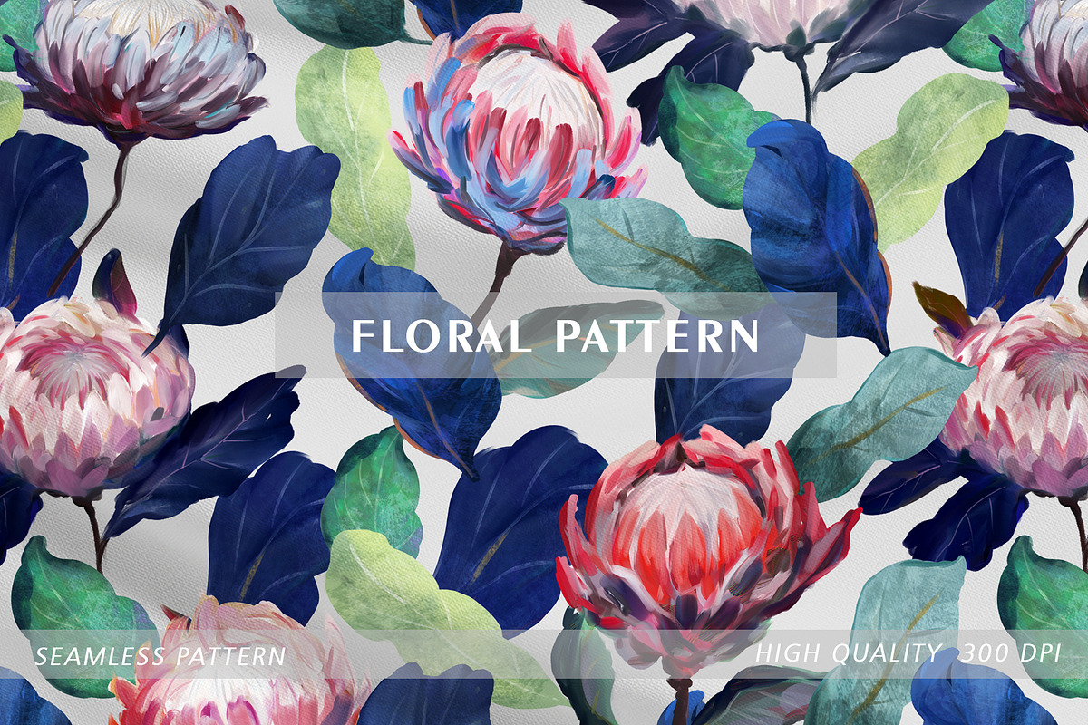 FLORAL PATTERN, a Pattern Graphic by MartinShop (Photo 1 of 9)
