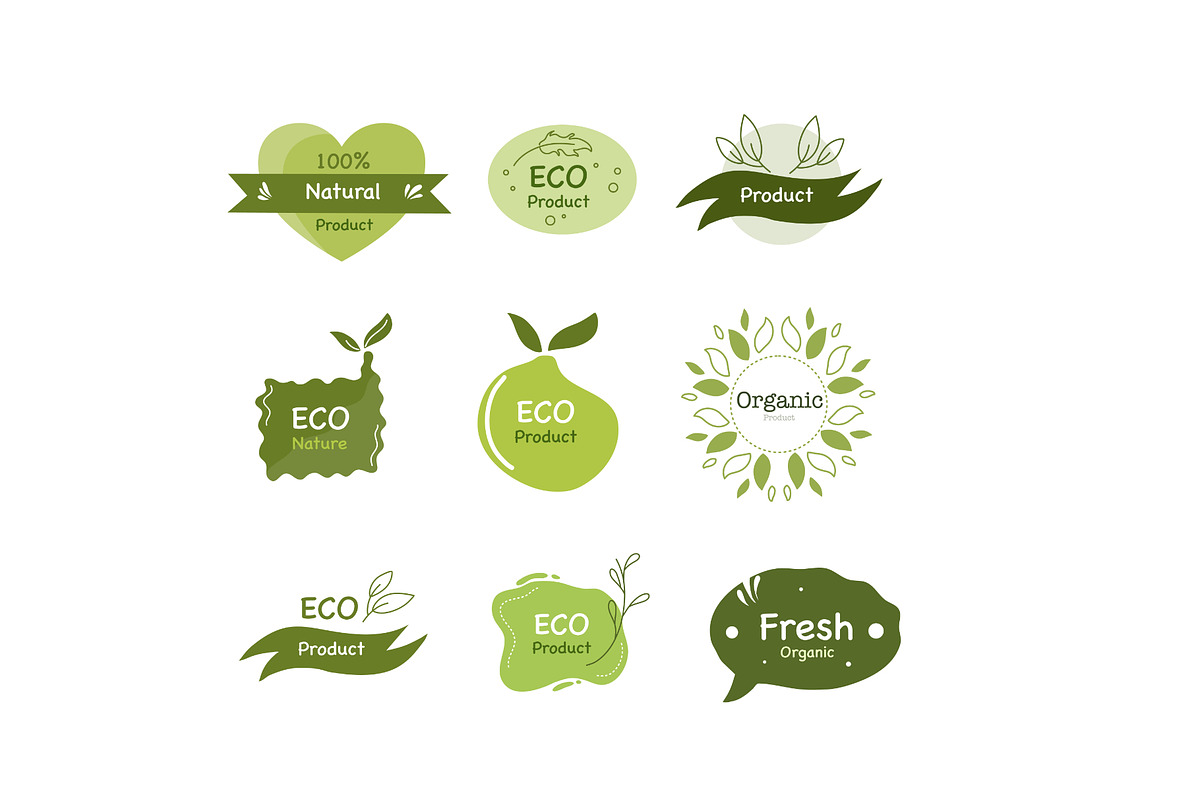 Nature organic stamp bundle set, a Food Illustration by foxndeer (Photo 4 of 4)