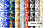 Seamless sequins backgrounds, a Pattern Graphic by Olga Proz (Thumbnail 1 of 3)