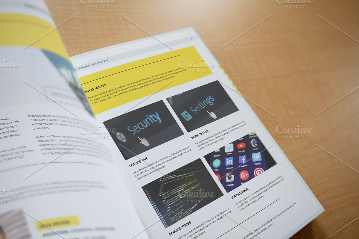 Proposal Template A4 / US Letter, a Stationery Template by Mastergfx (Photo 15 of 22)