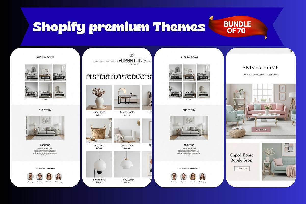 Shopify Premium Themes Bundle 70, a Shopify Template by Crox Studio | Digital (Photo 58 of 59)