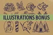 Midgrow Font Duo - Free Illustration, a Font by Letterhend Studio (Thumbnail 6 of 9)
