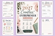 2027 Creative Entrepreneur Planner, a Stationery Template by Designmela01 (Thumbnail 6 of 6)
