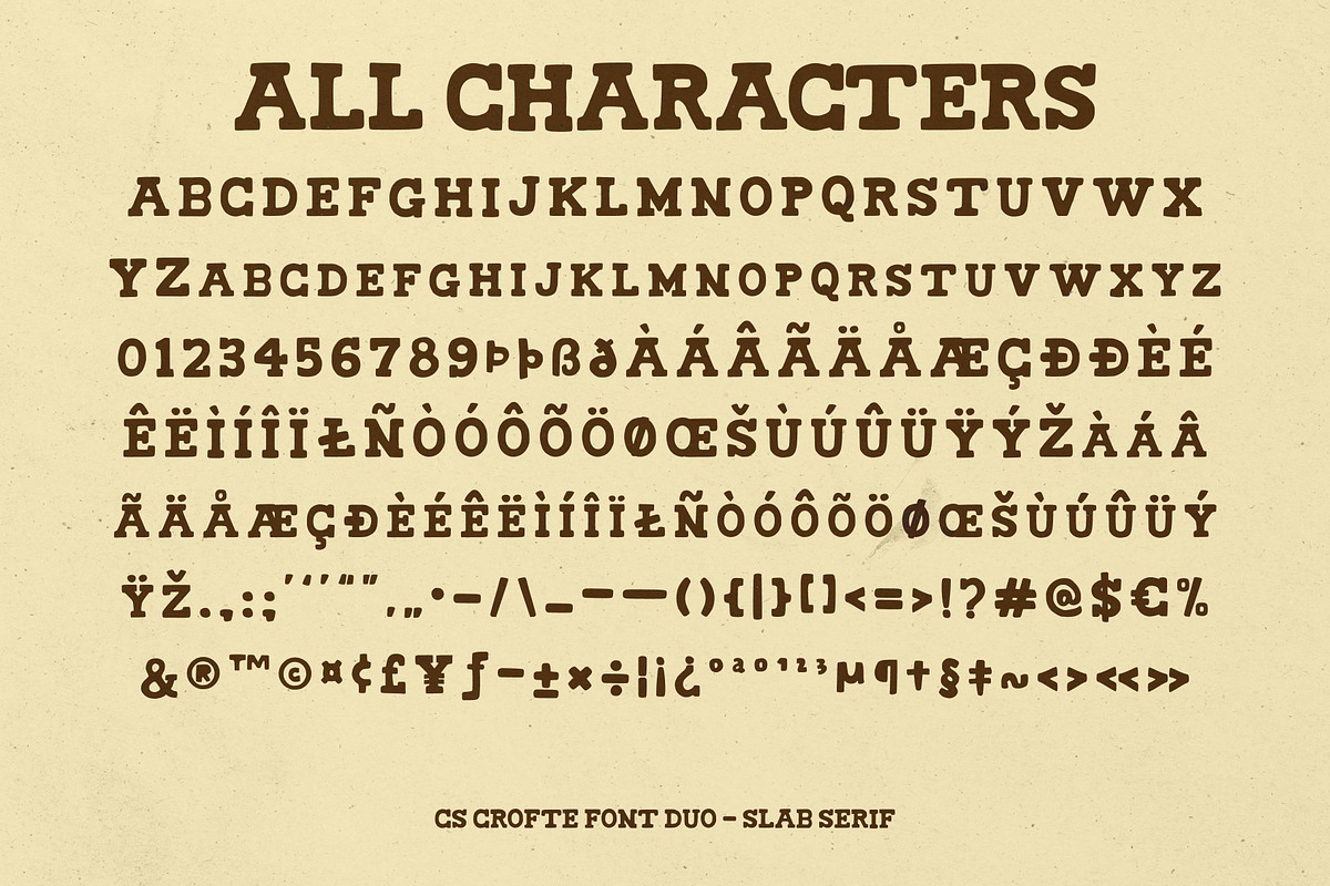CS Crofte - Font Duo, a Handwritten Font by Craft Supply Co. (Photo 8 of 8)