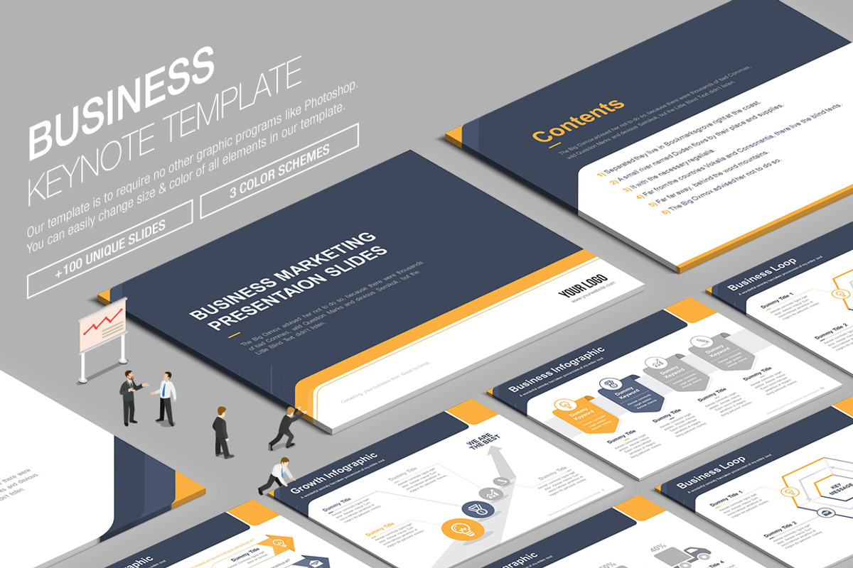 10+ Awesome Keynote Bundle, a Presentation Template by SlidesDive (Photo 10 of 31)