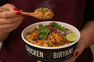 Takeaway Paper Food Bowl Mockup, a Packaging Mockup by Designer Dude