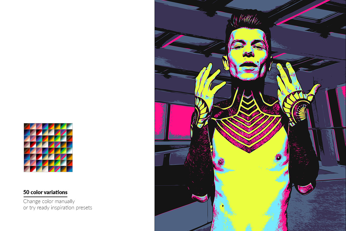 Vector Photoshop Action, an Action Add-On by Mint Actions (Photo 5 of 10)