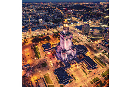 Palace of Science and Culture, an Architecture Photo by Nature and travel