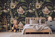 Cute houses on branhes Pattern, a Pattern Graphic by MouseGrey (Thumbnail 3 of 10)